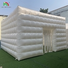 Açık Led Işığı Şişme Igloo Düz üst Beyaz Büyük Şişme Kamp Çadırı Düğün Partisi Çadırı