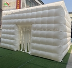 Açık Led Işığı Şişme Igloo Düz üst Beyaz Büyük Şişme Kamp Çadırı Düğün Partisi Çadırı