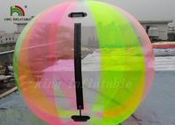Renkli Su Topu Şişme Su Topu Yürüyüşü Su Eğlencesi İçin Kaynaklı Güçlü